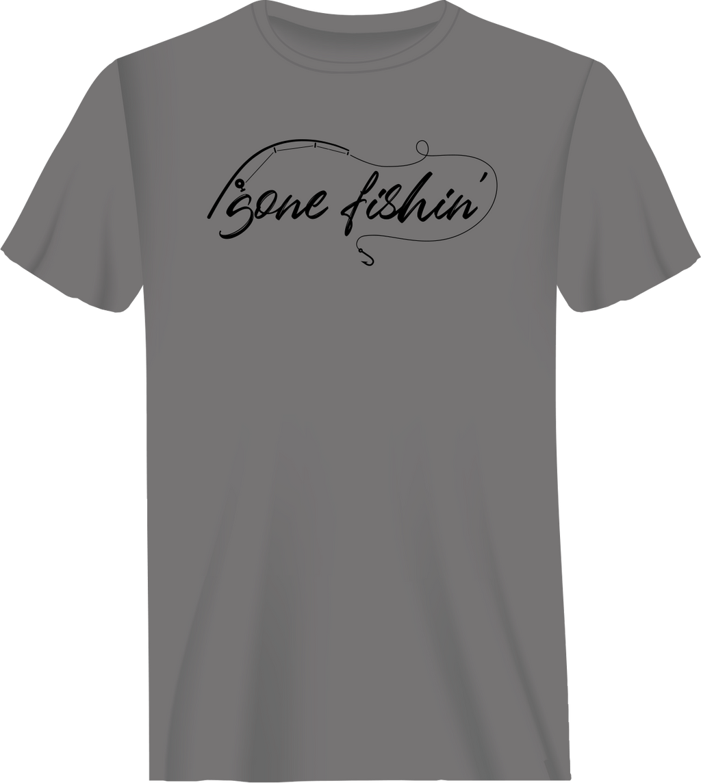 Gone Fishing v2 Man T-Shirt