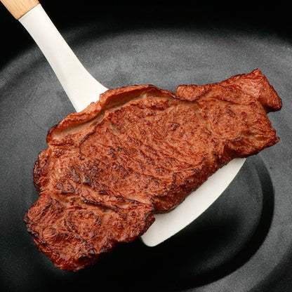 Wooden Handle Silicone Spatula and Spoon Set, Home Kitchen Tools