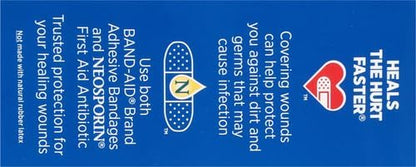 BAND-AID Brand Flexible Fabric Adhesive Bandages, Assorted Sizes, 30 Count