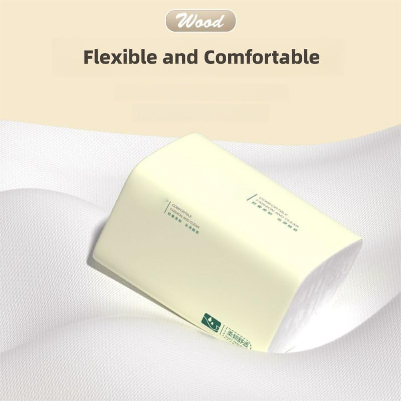 12 Pack Total 6240 Sheets Soft Facial White Tissue 5-Ply Toilet Paper Wood Pulp Fiber Disposable Napkin Travel Paper Towels Extraction