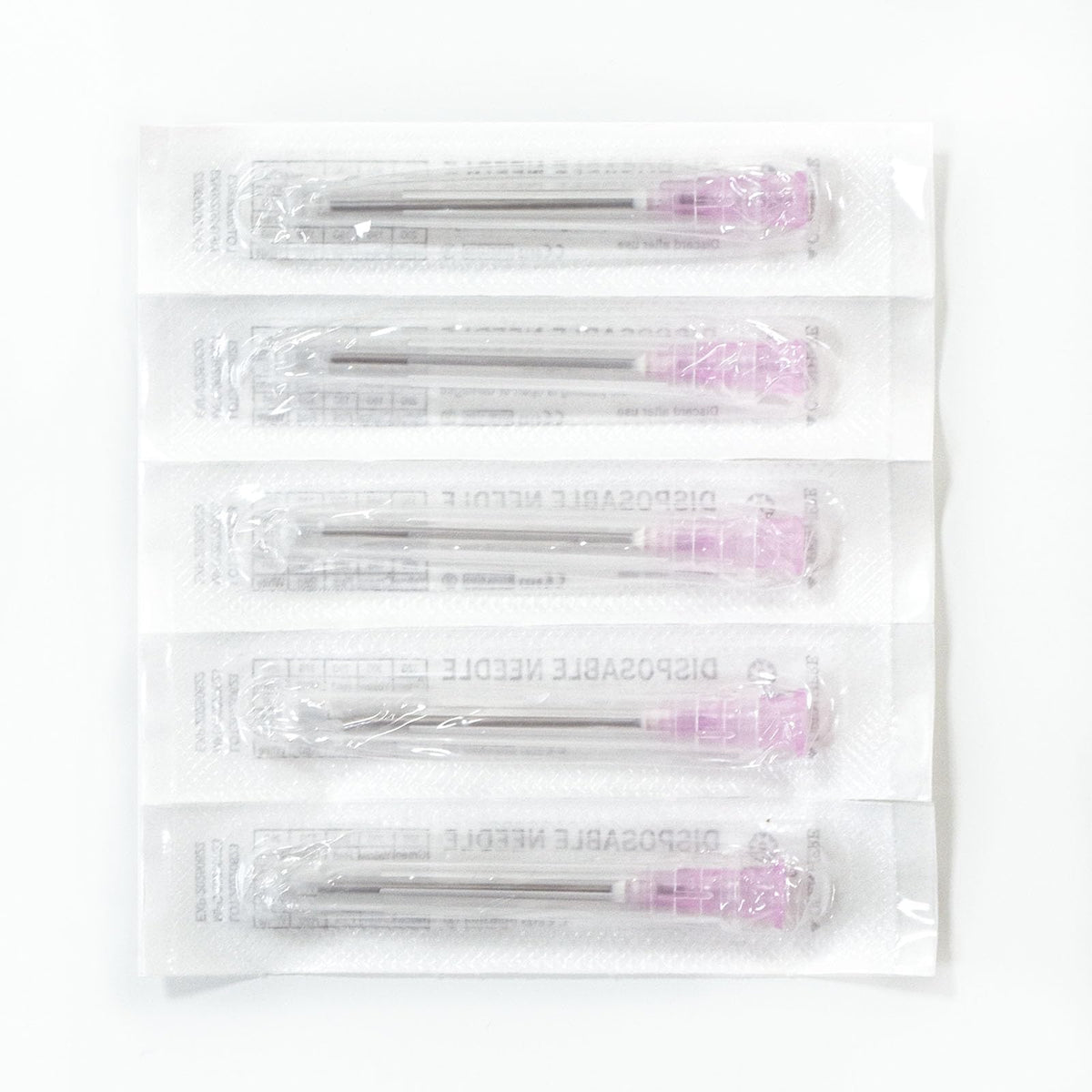 100pcs 23Ga 1.5inch Luer Lock Refilling Inks, Individually Wrapped