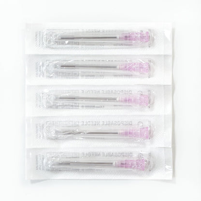 100pcs 23Ga 1.5inch Luer Lock Refilling Inks, Individually Wrapped