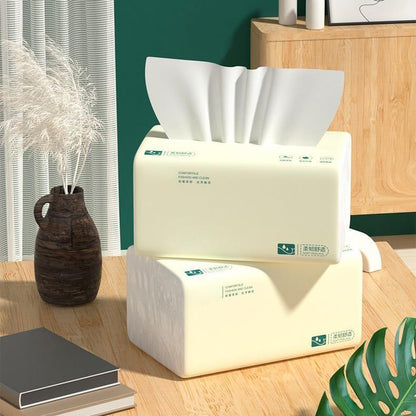 12 Pack Total 6240 Sheets Soft Facial White Tissue 5-Ply Toilet Paper Wood Pulp Fiber Disposable Napkin Travel Paper Towels Extraction