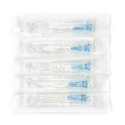 100pcs 23Ga 1.5inch Luer Lock Refilling Inks, Individually Wrapped