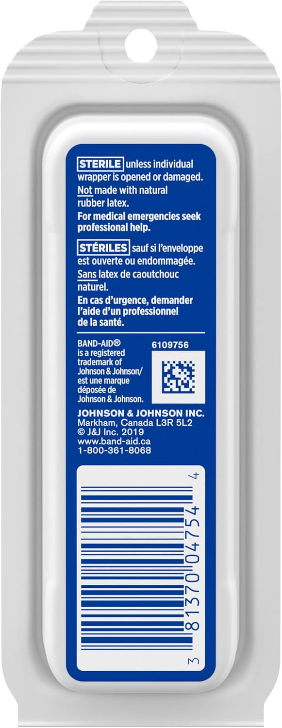 BAND-AID Brand Flexible Fabric Adhesive Bandages, Assorted Sizes, 30 Count