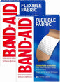 BAND-AID Brand Flexible Fabric Adhesive Bandages, Assorted Sizes, 30 Count