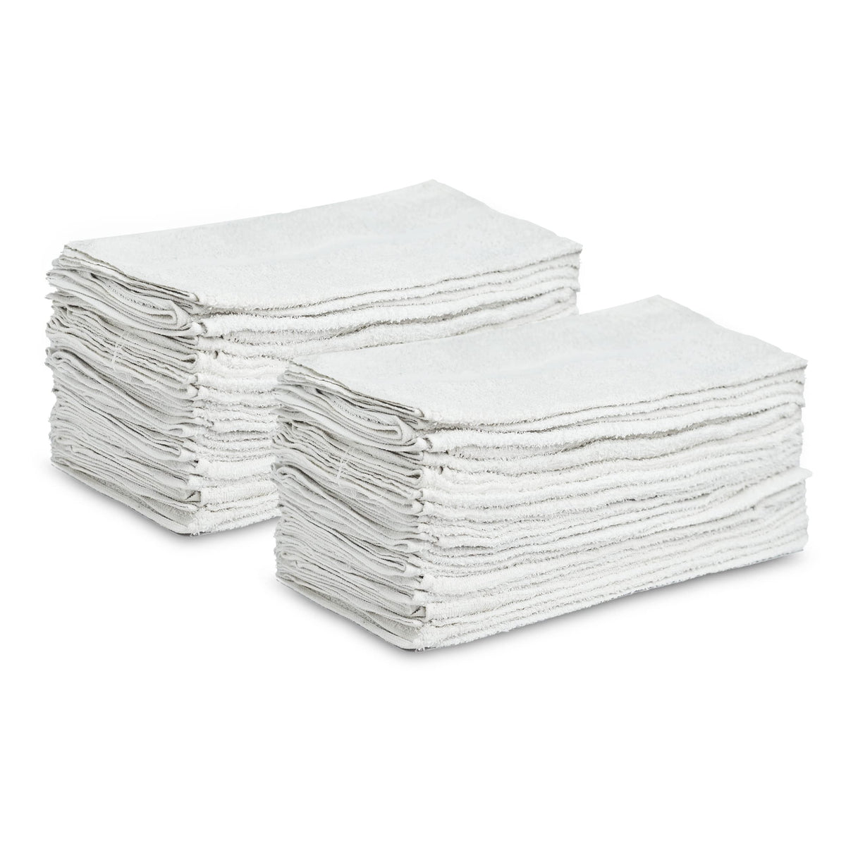 GOLD TEXTILES Bulk Bath Towels White 12 Pack (22x44 Inches) Economy Light Weight Easycare