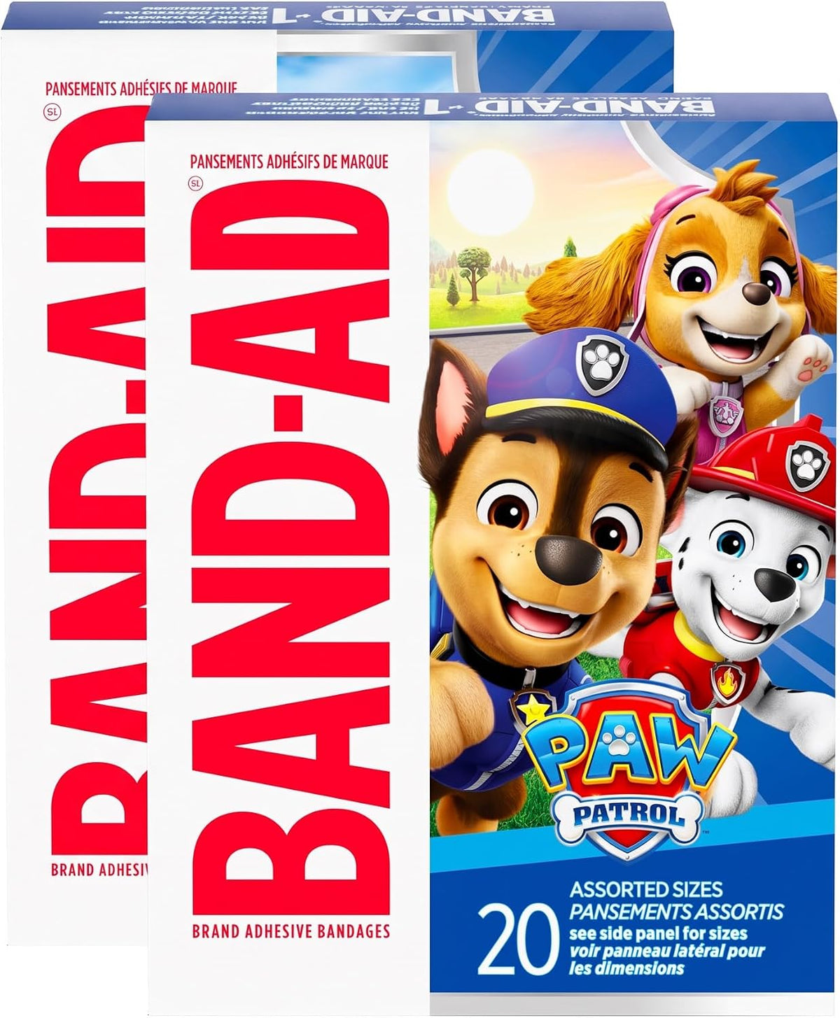 BAND-AID Brand Flexible Fabric Adhesive Bandages, Assorted Sizes, 30 Count