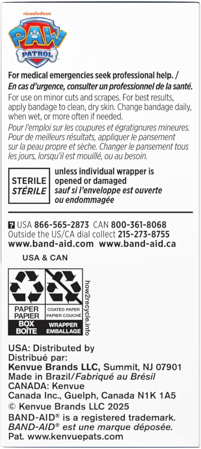 BAND-AID Brand Flexible Fabric Adhesive Bandages, Assorted Sizes, 30 Count