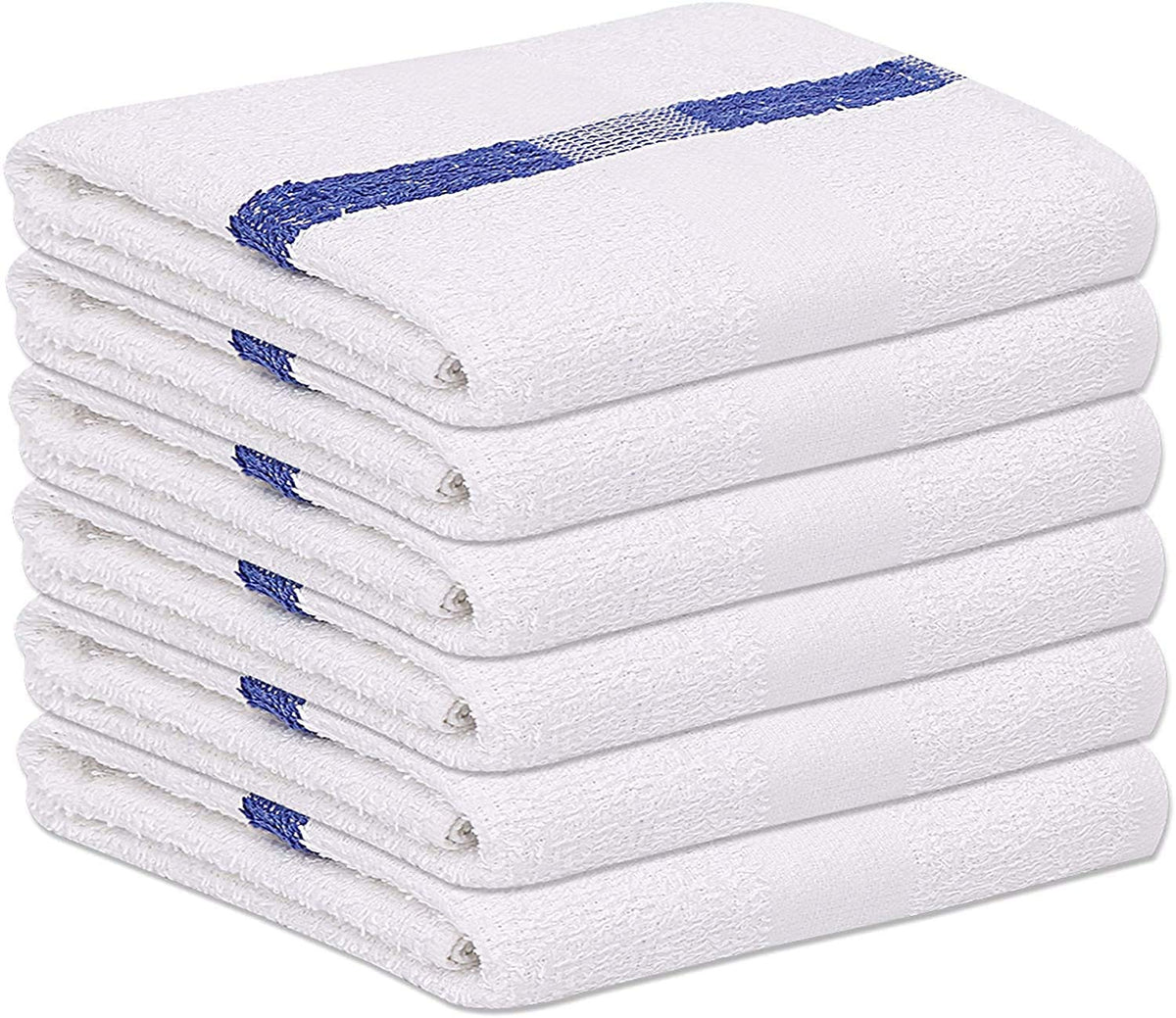 GOLD TEXTILES Bulk Bath Towels White 12 Pack (22x44 Inches) Economy Light Weight Easycare