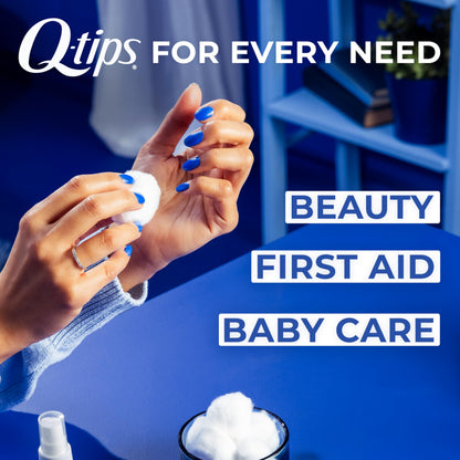 Q-Tips Super Jumbo Cotton Balls for Beauty, First Aid and Baby Care, 100% Thick Cotton, 100 Count