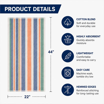 GOLD TEXTILES Bulk Bath Towels White 12 Pack (22x44 Inches) Economy Light Weight Easycare